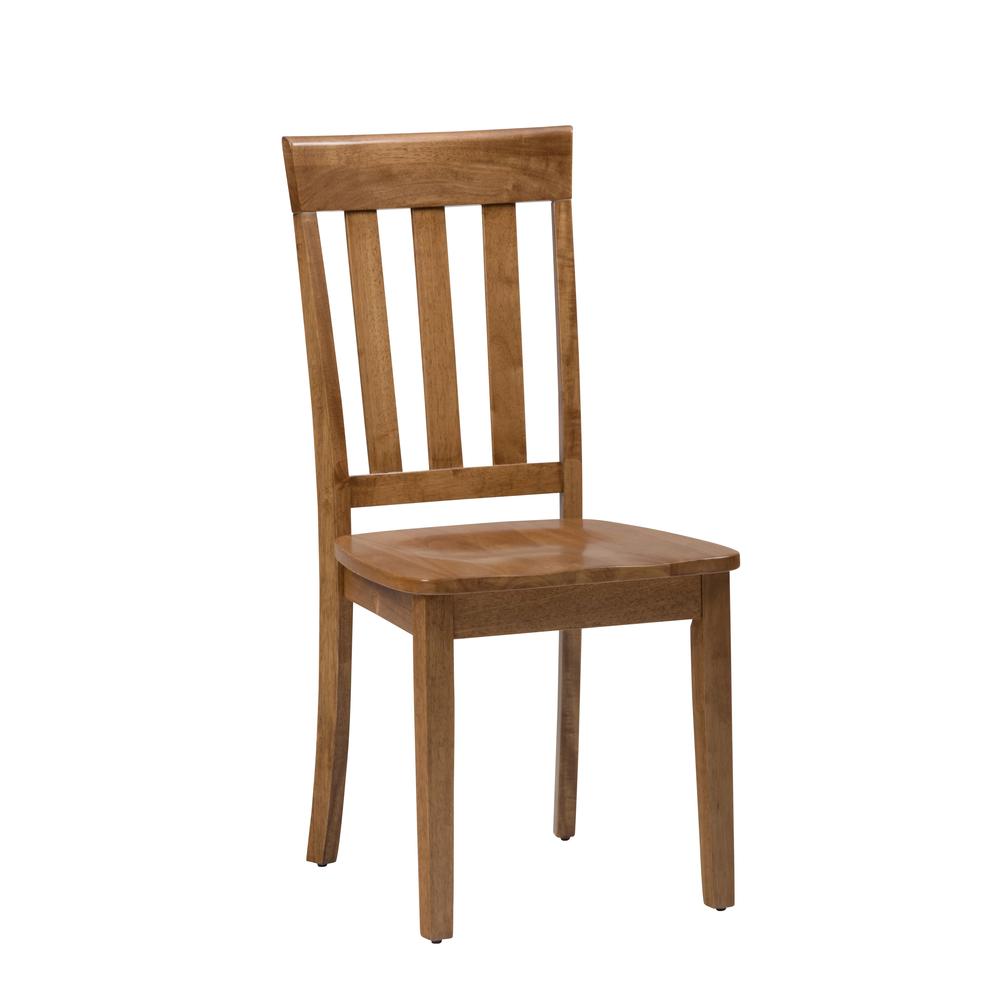 Solid Wood Classic Slat Back Dining Chair (Set of 2). Picture 2