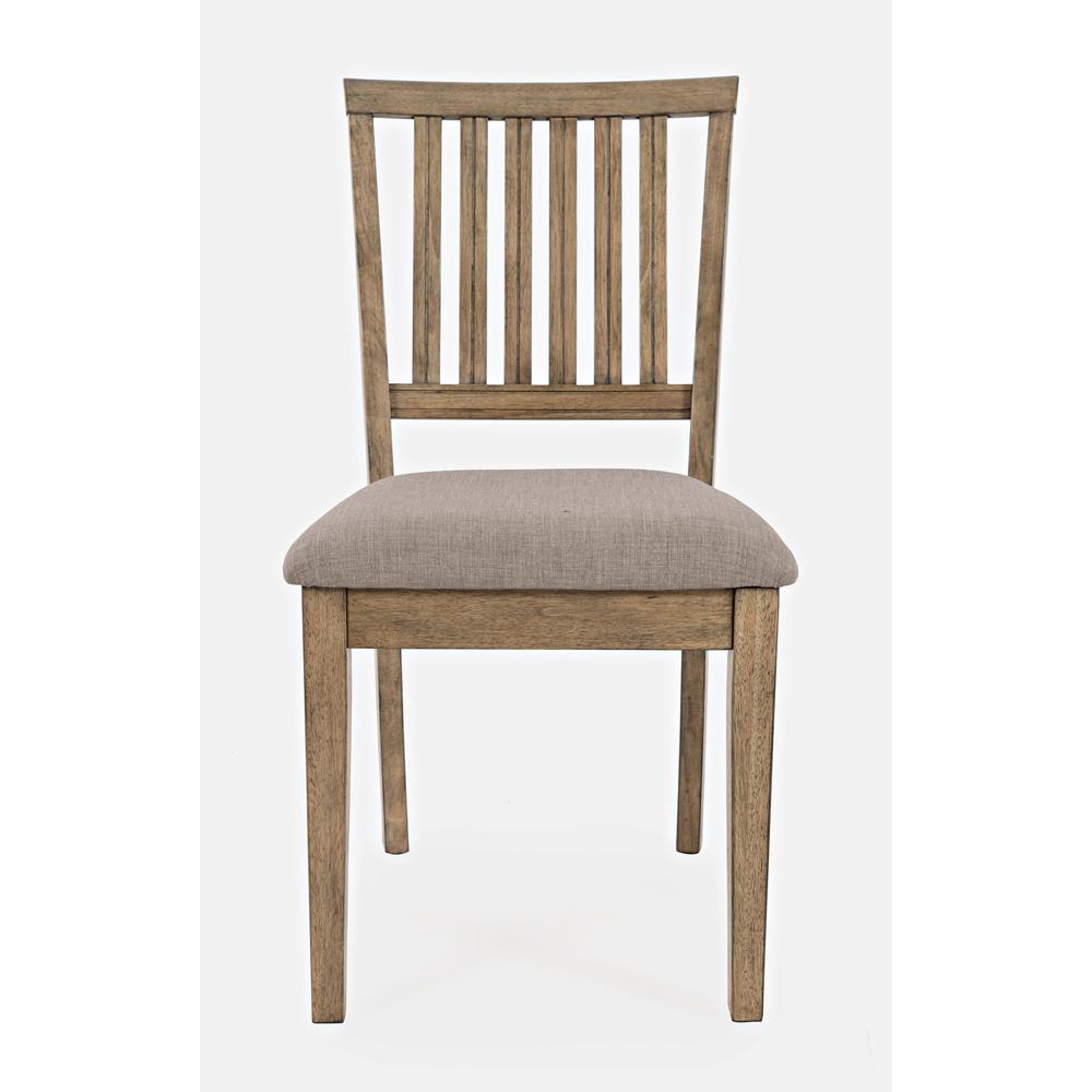 Modern Contemporary Solid Wood Upholstered Dining Chair (Set of 2). Picture 1