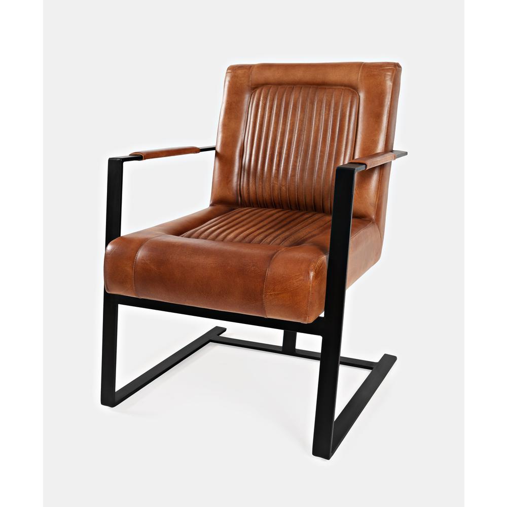 Industrial Genuine Leather Sled Chair. Picture 10
