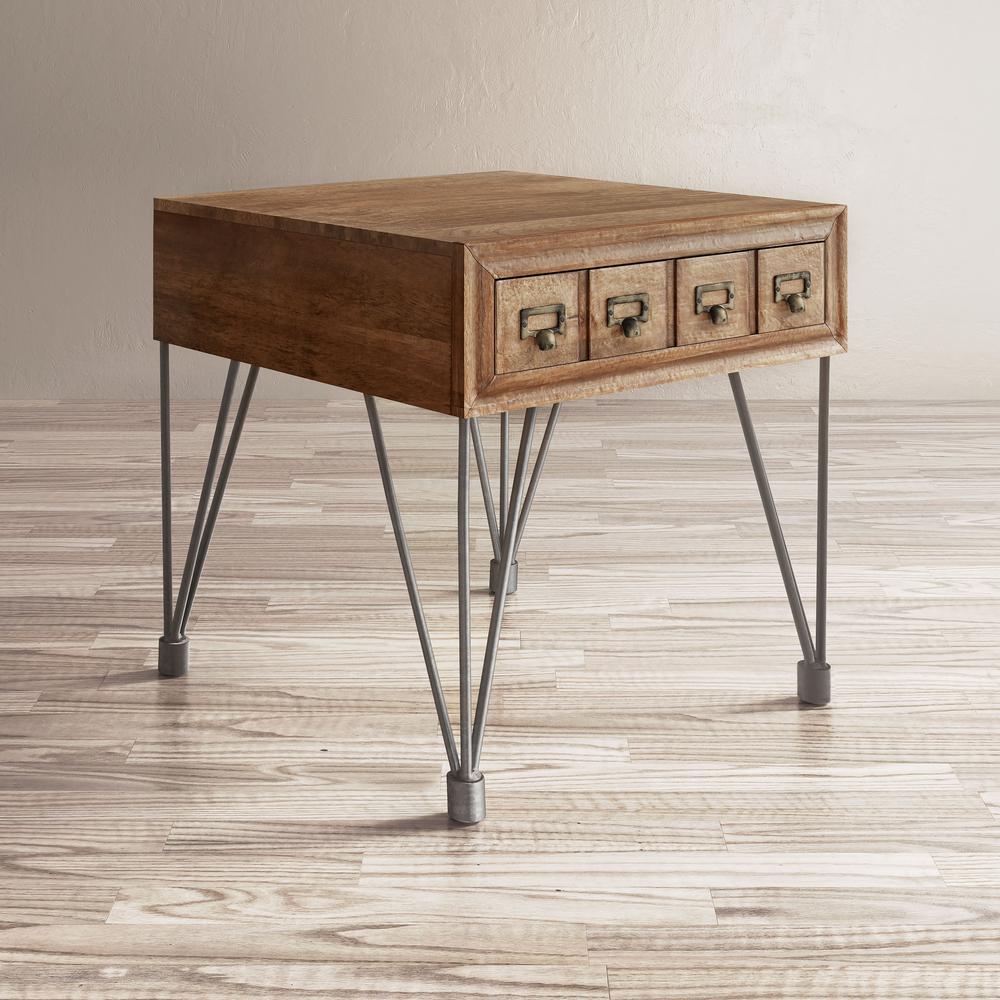 End Table with Apothecary Drawers. Picture 2
