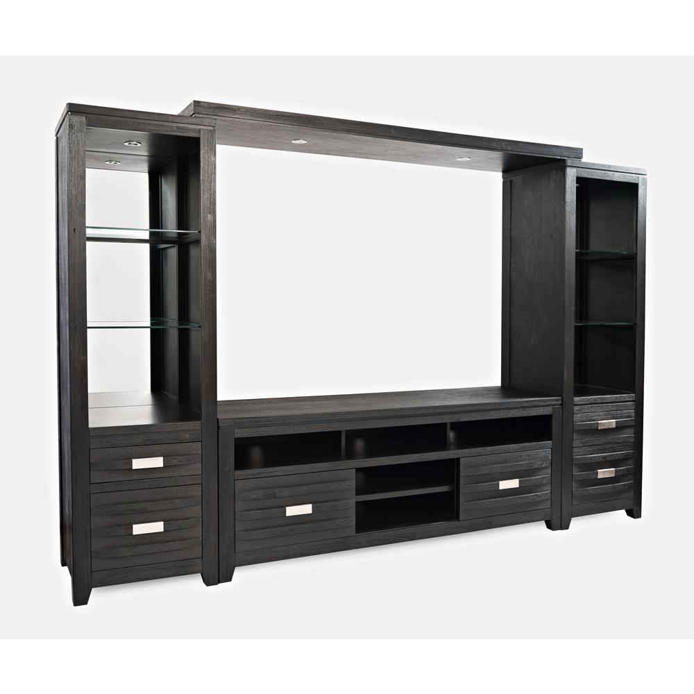 Contemporary Entertainment Center with 70'' TV Console and LED Lights. Picture 3