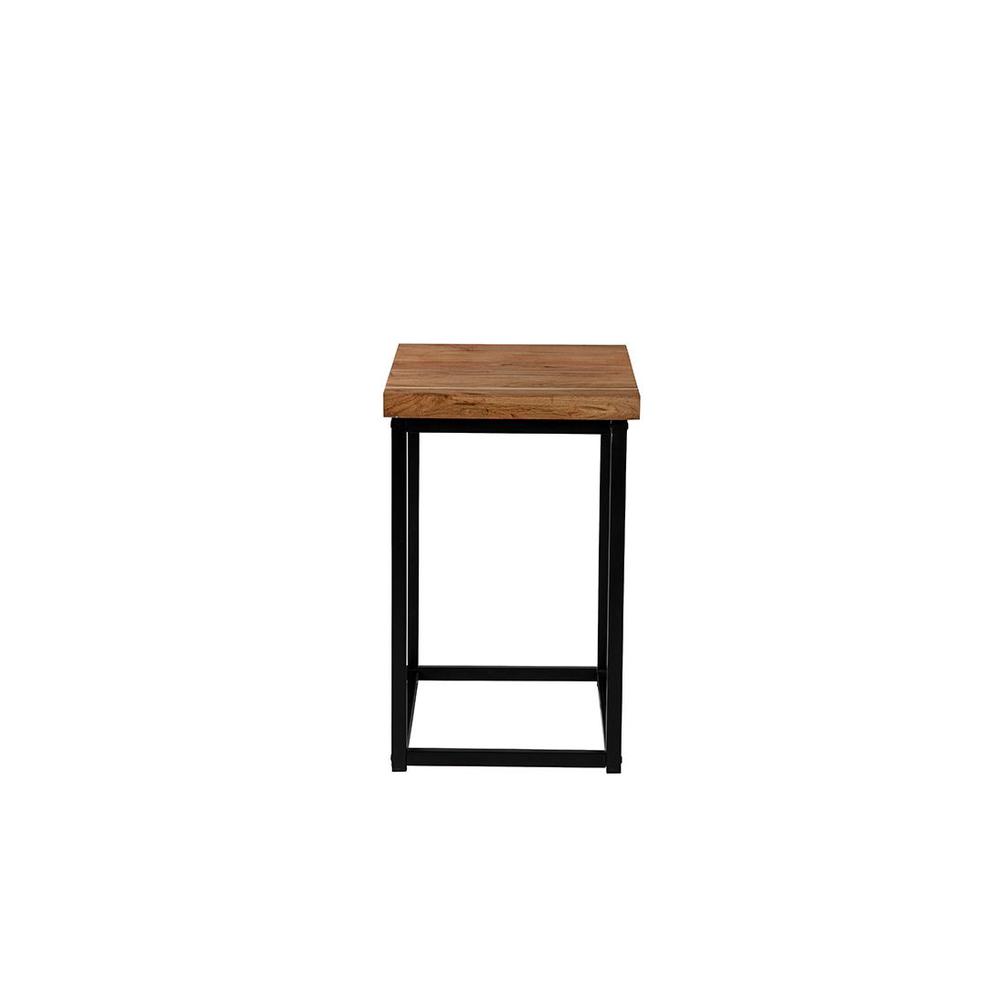 Solid Wood Modern Chairside End Table. Picture 1