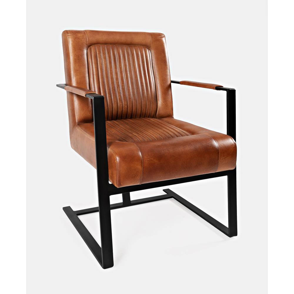 Industrial Genuine Leather Sled Chair. Picture 3