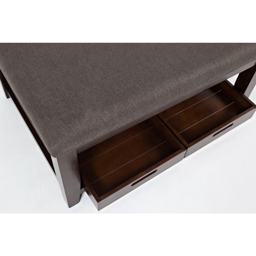 Contemporary Brown 38" Ottoman Coffee Table. Picture 5