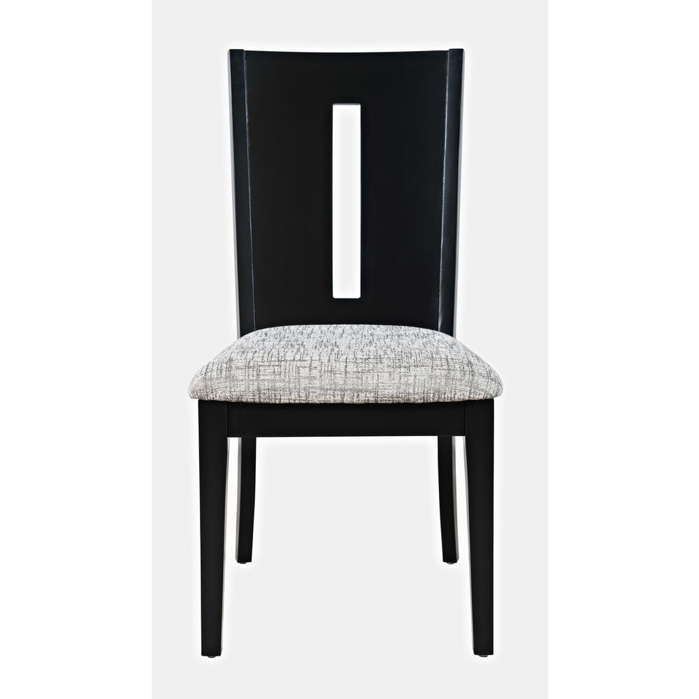 Contemporary Slotback Upholstered Dining Chair (Set of 2). Picture 1
