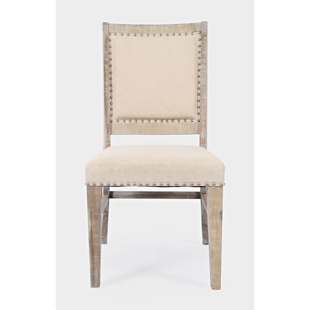 Transitional Solid Wood Upholstered Side Chair (Set of 2). Picture 1