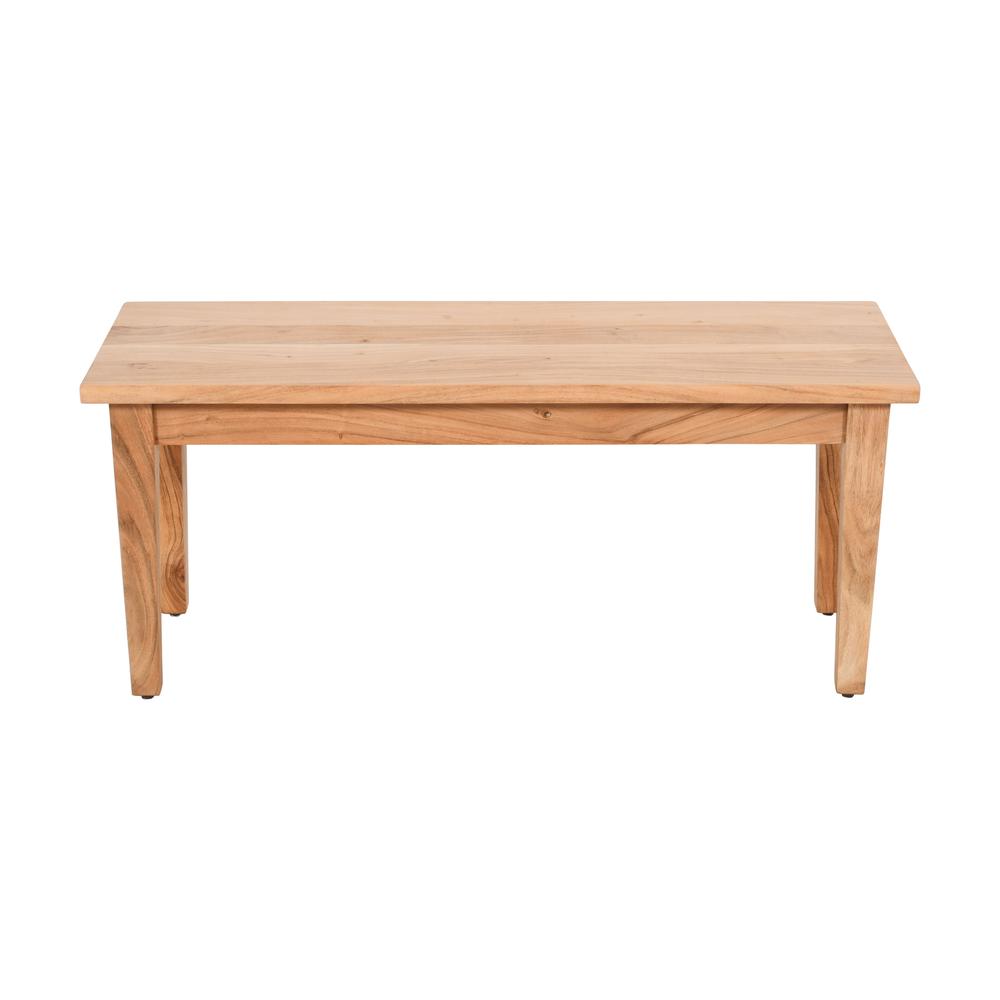 Colby 42" Traditional Classic Solid Hardwood Bench. Picture 7