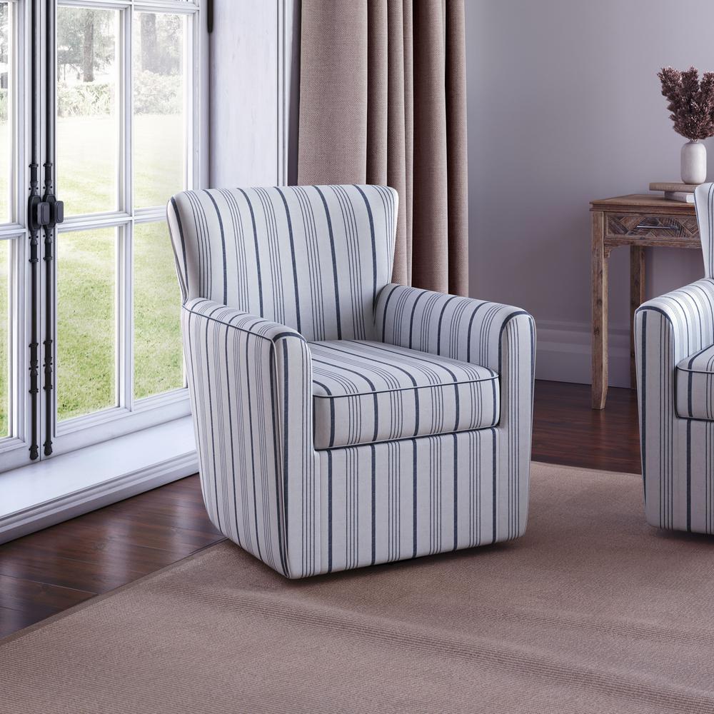 Contemporary Traditional Swivel Accent Chair. Picture 9