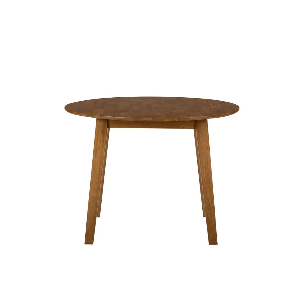 Solid Wood Classic Round Drop-leaf Table. Picture 1