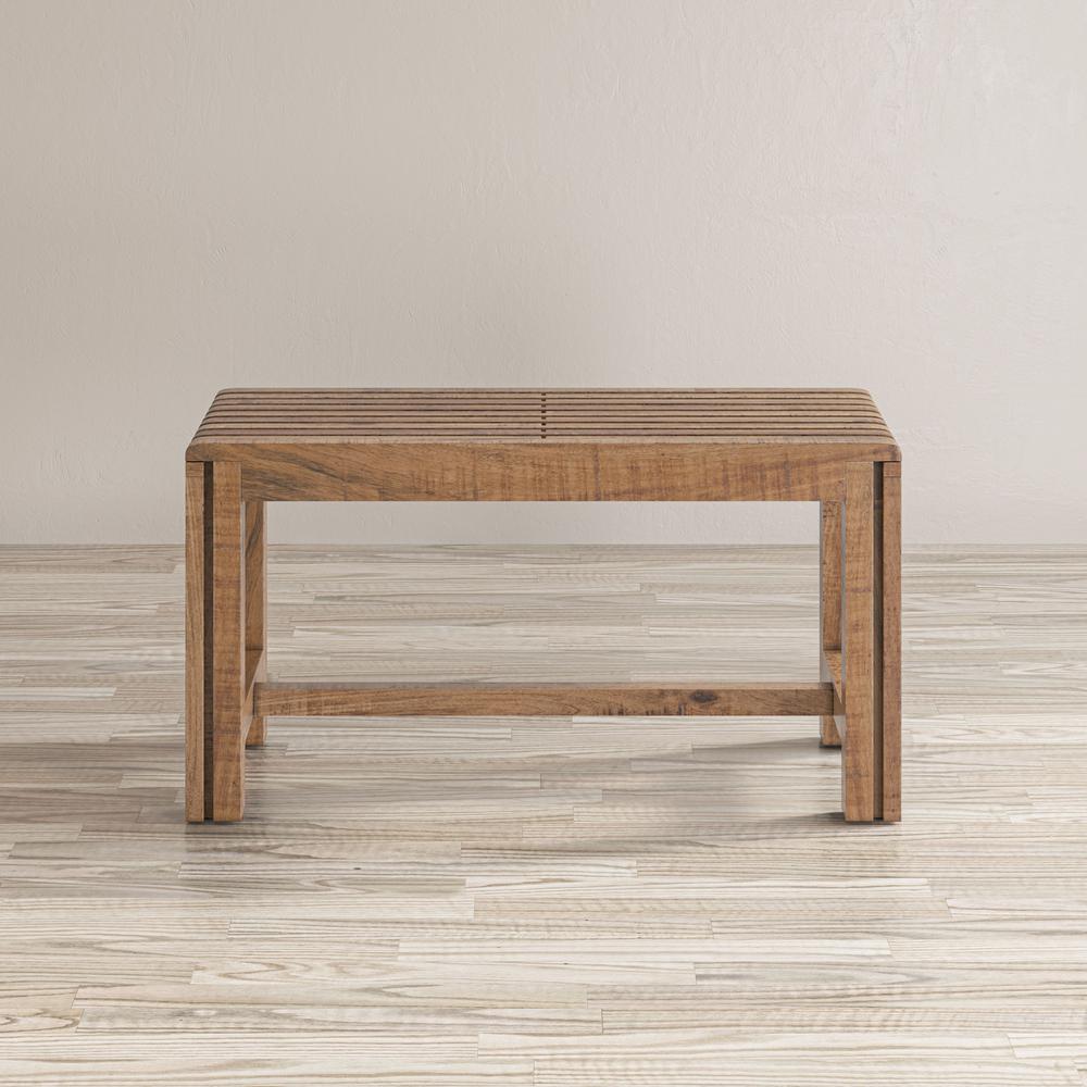 Extendable Solid Mango Hardwood Bench. Picture 8