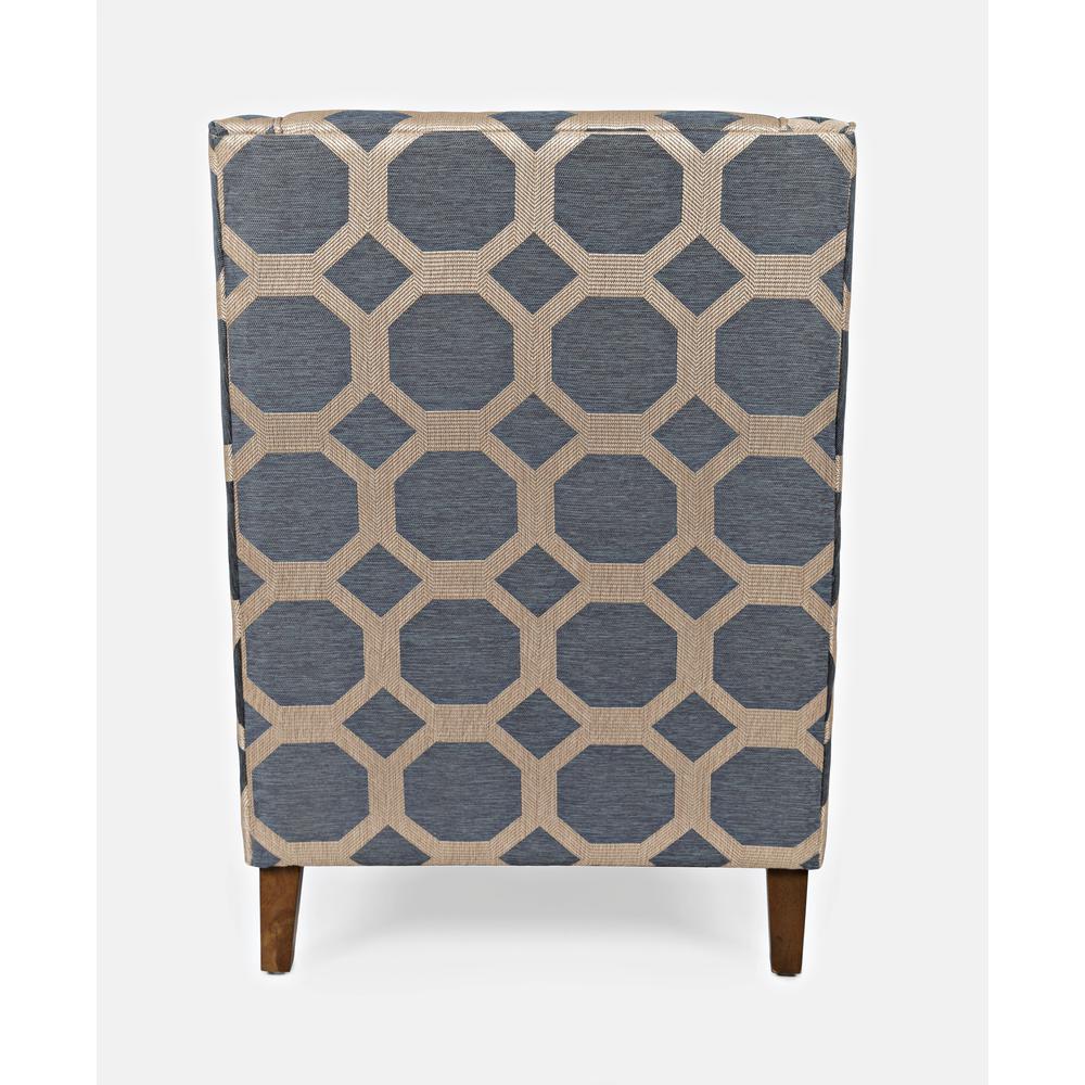 Geometric Pattern Luxury Accent Upholstered Accent Chair. Picture 7