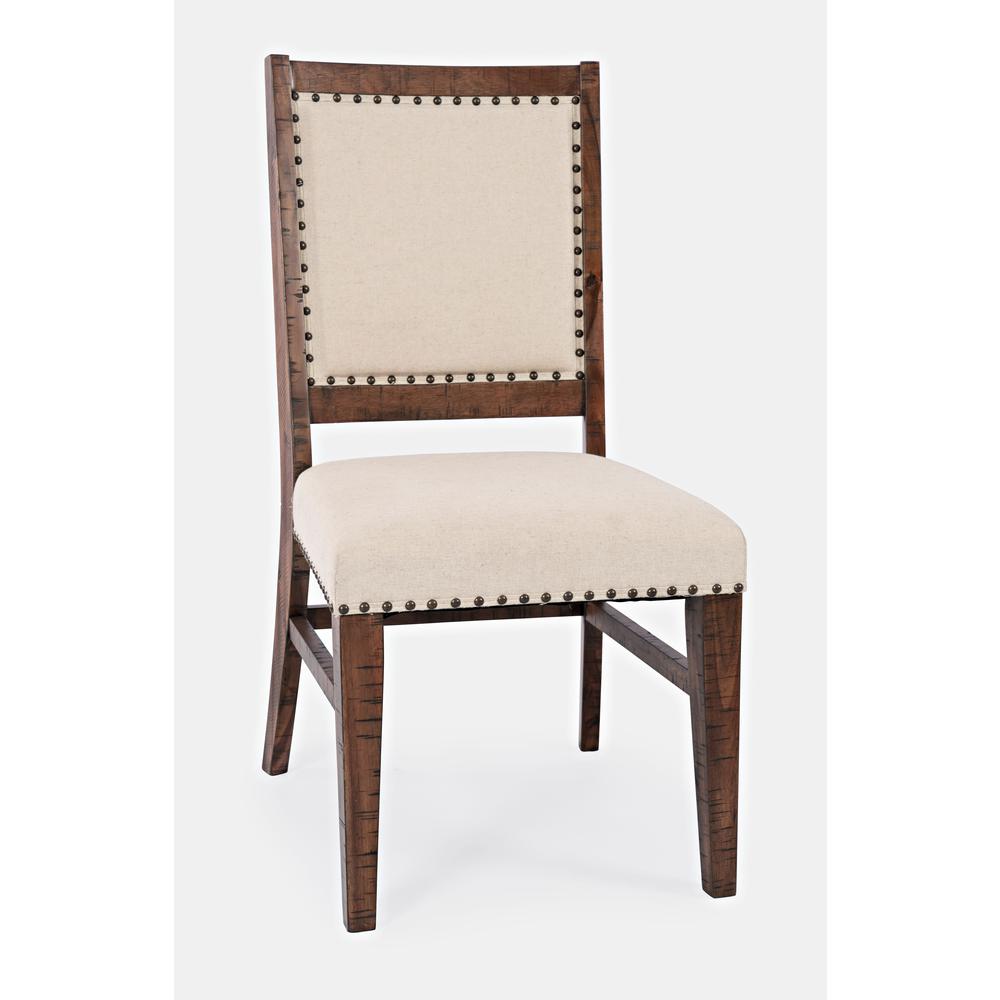 Transitional Solid Wood Upholstered Side Chair (Set of 2). Picture 3
