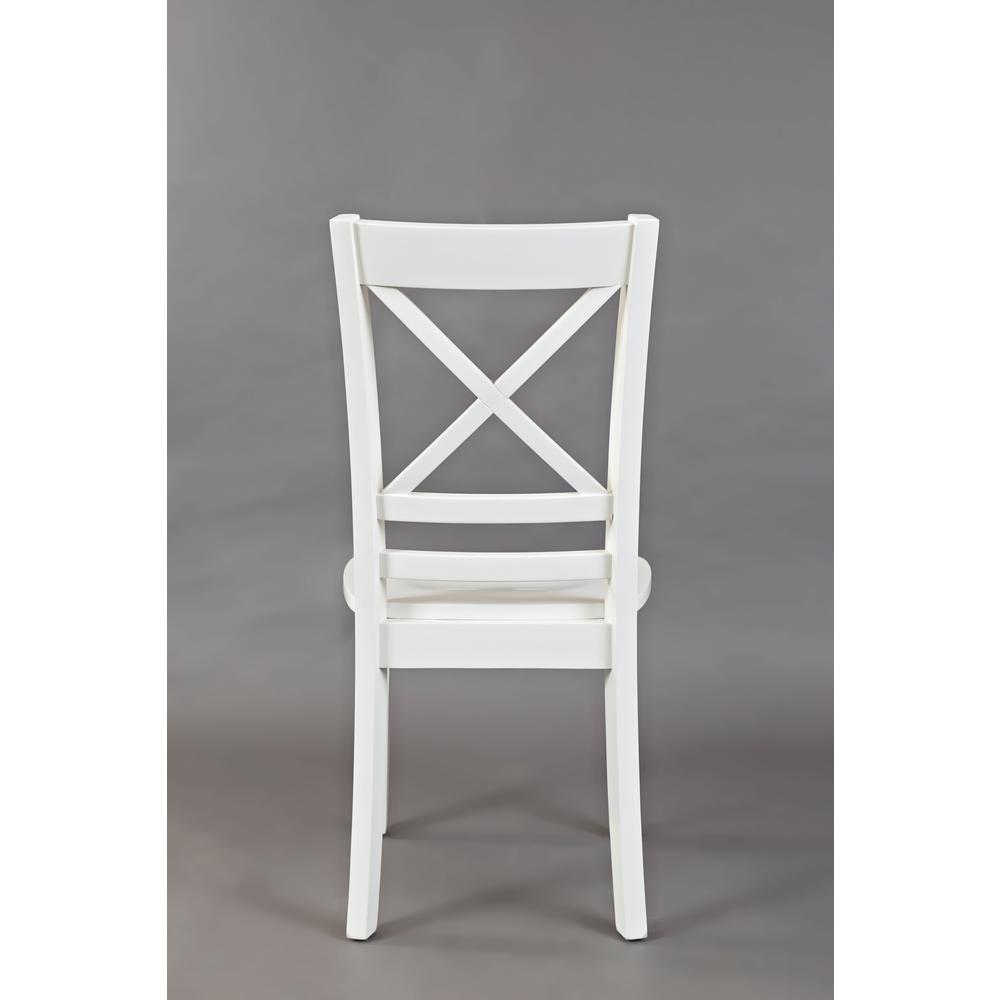 Solid Wood Classic Cross-Back Dining Chair (Set of 2). Picture 4
