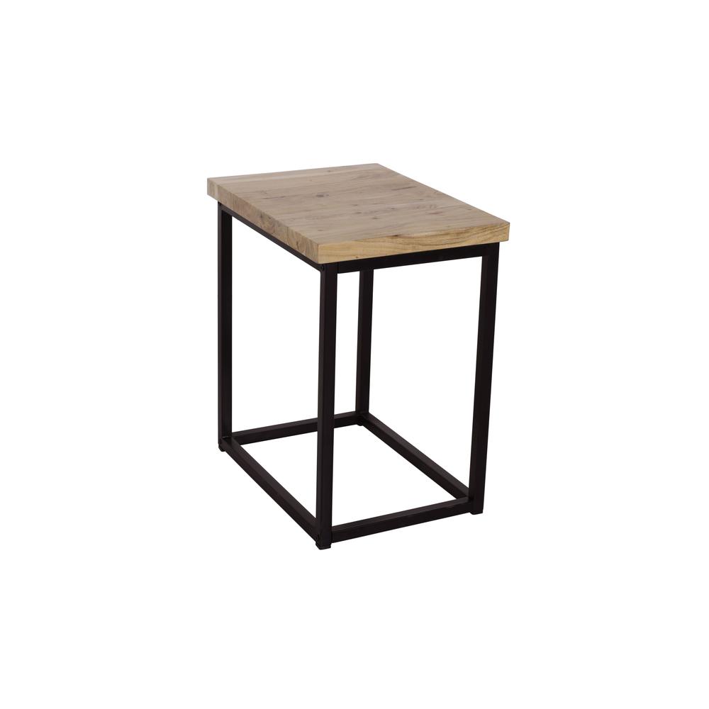 Solid Wood Modern Chairside End Table. Picture 2