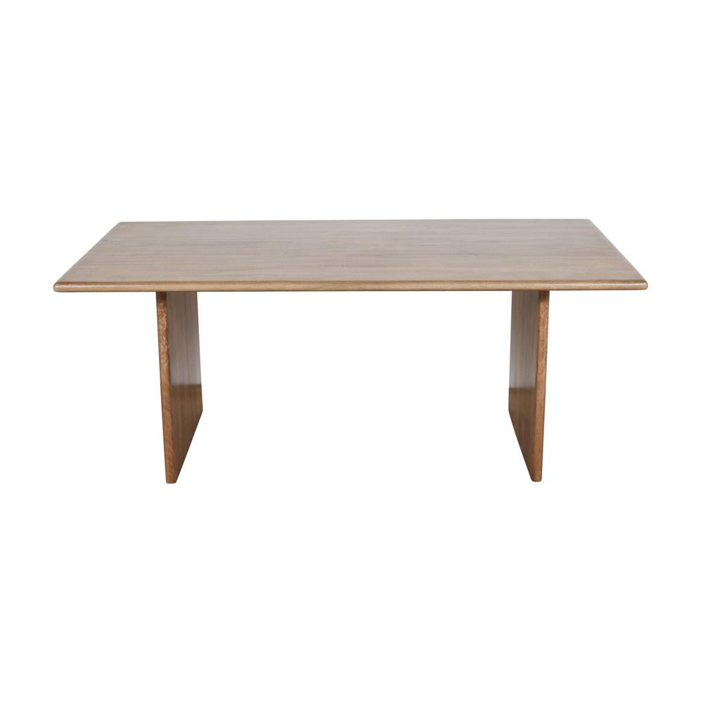 76" Rustic Modern Solid Wood Dining Table. Picture 9
