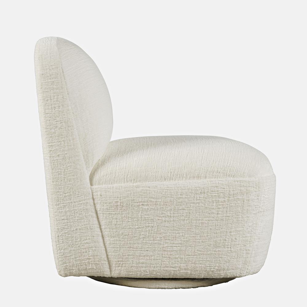 Upholstered Contemporary Casual Swivel Accent Chair. Picture 5