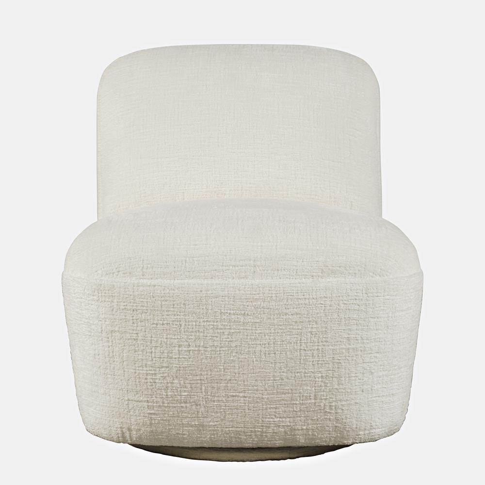 Upholstered Contemporary Casual Swivel Accent Chair. Picture 1