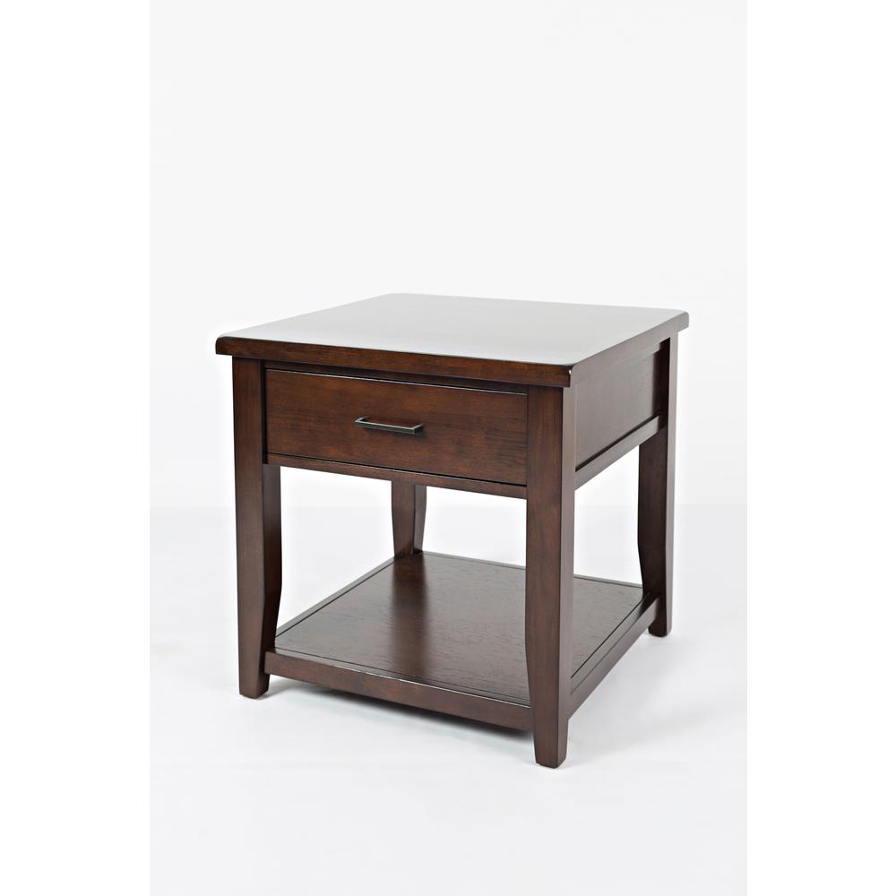 Contemporary Brown End Table. Picture 2