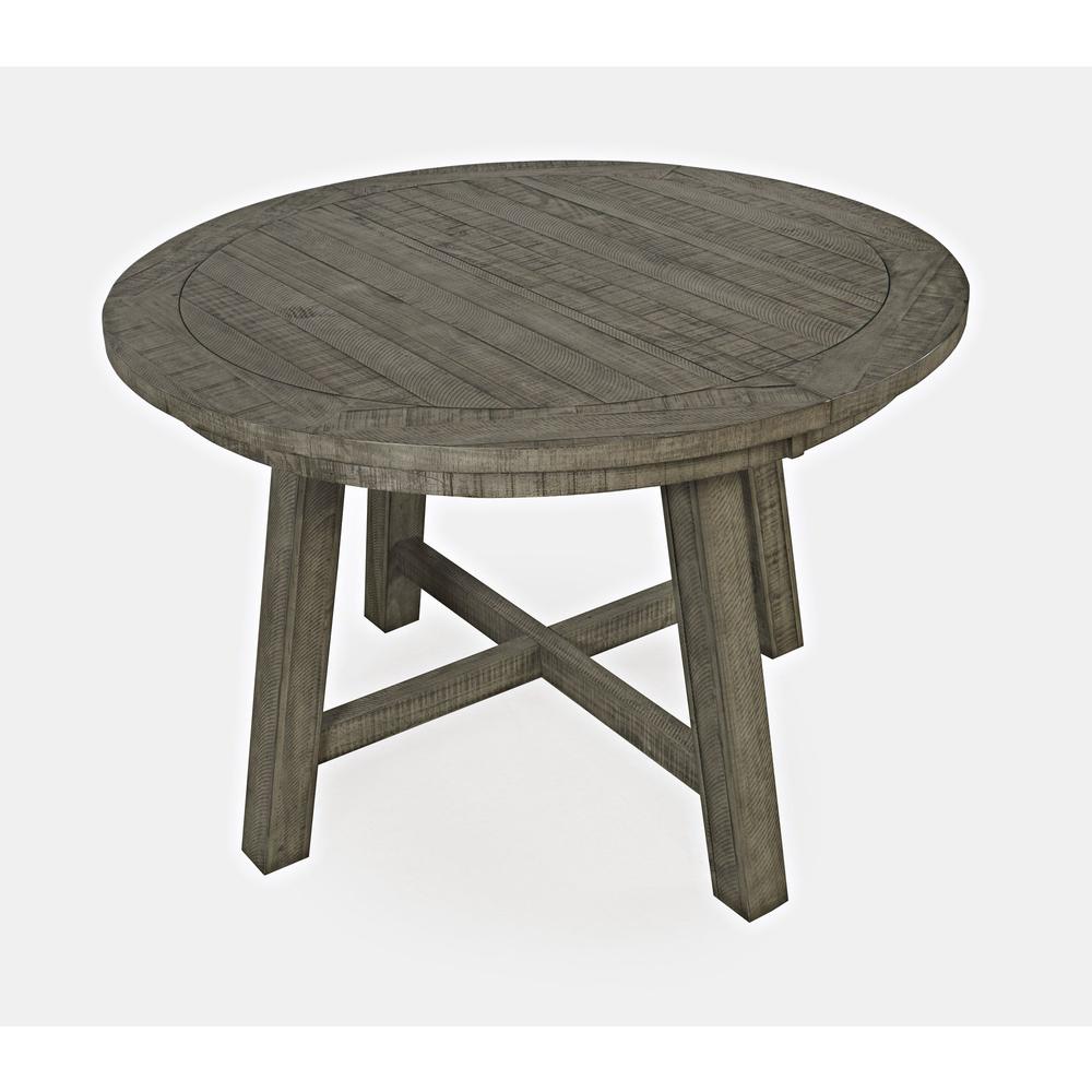 Contemporary Rustic Farmhouse Round to Oval Counter Height Dining Table. Picture 5