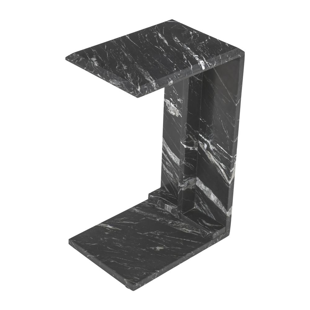 Bella Modern Luxury Solid Marble End C-Table. Picture 6