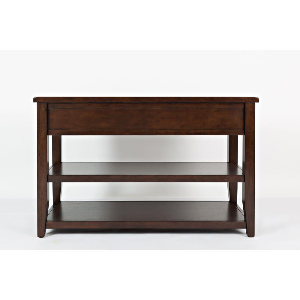 Contemporary Brown Sofa Table. Picture 5