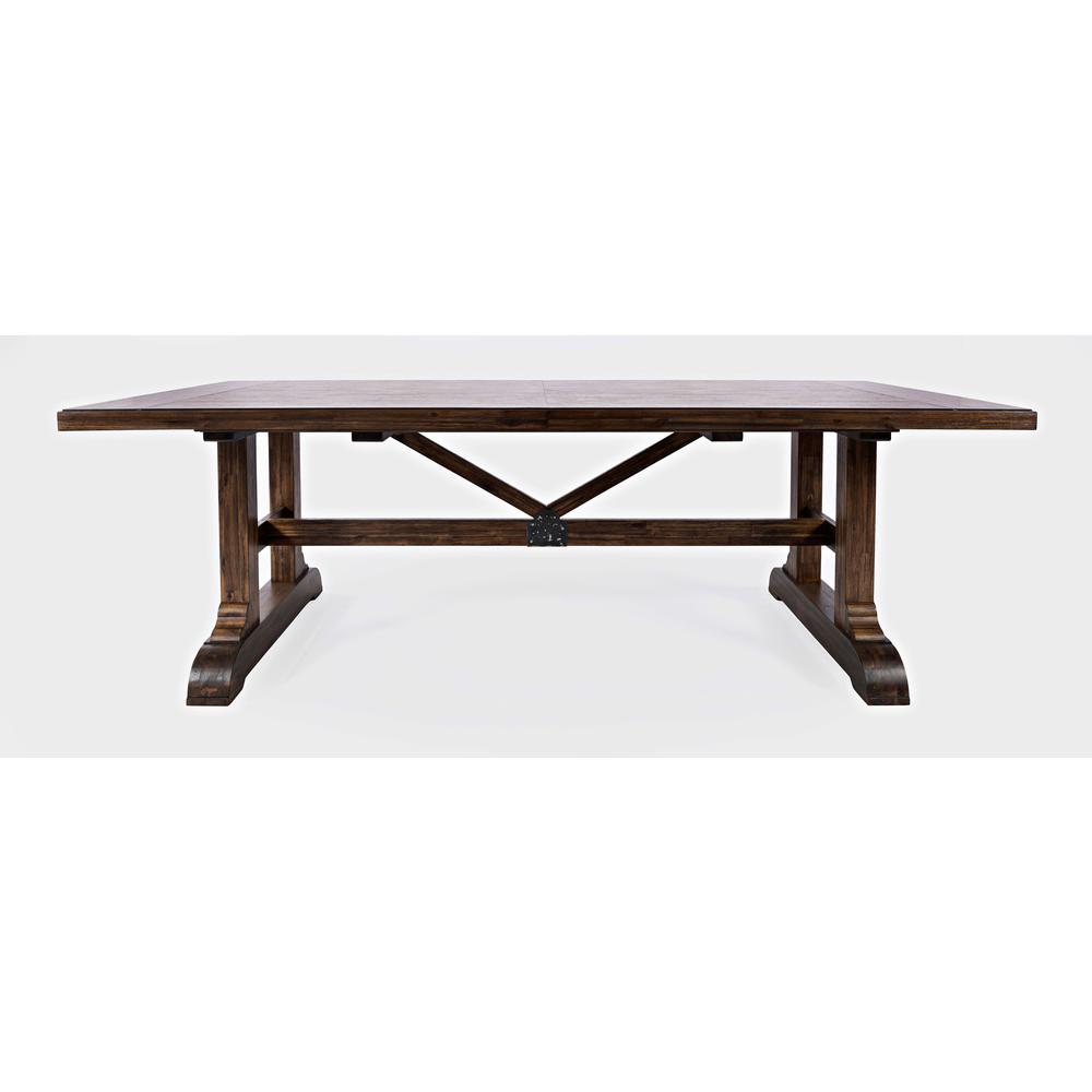 Mission Style  110'' Dining Table with Extension. Picture 1