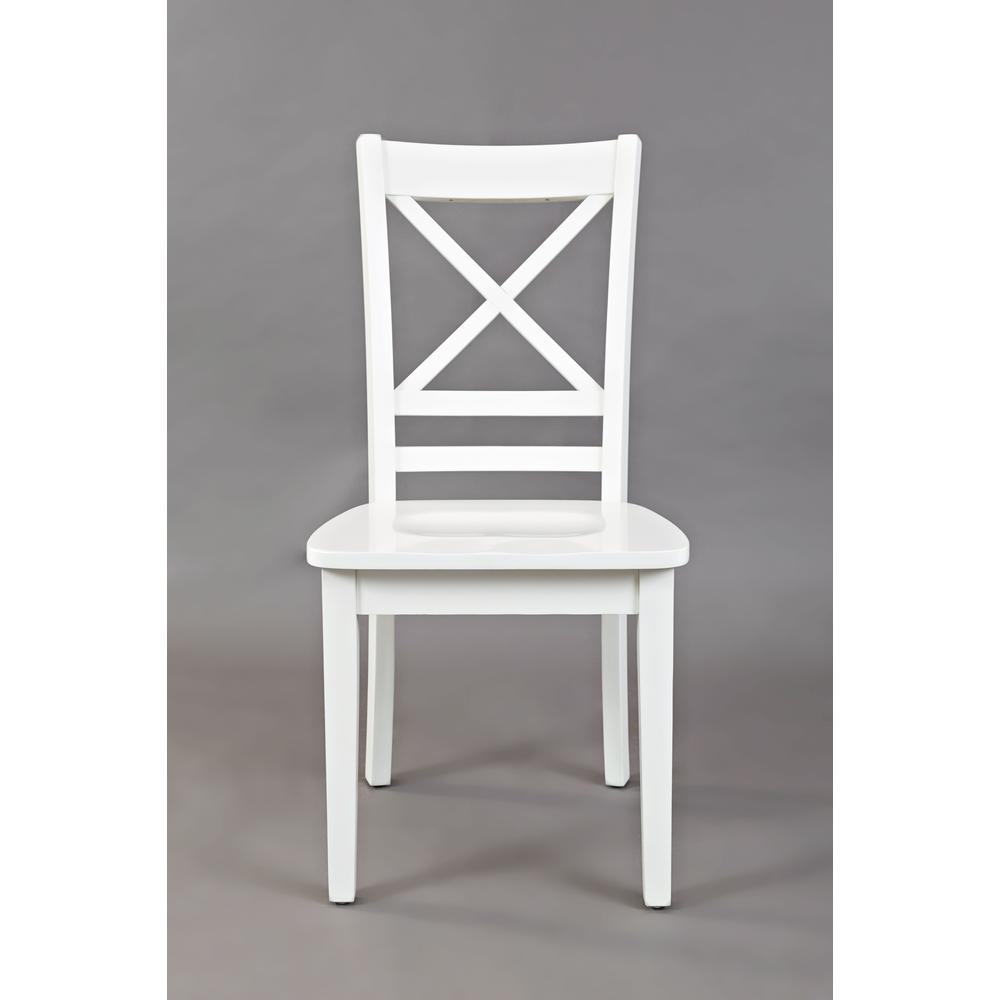 Solid Wood Classic Cross-Back Dining Chair (Set of 2). Picture 1