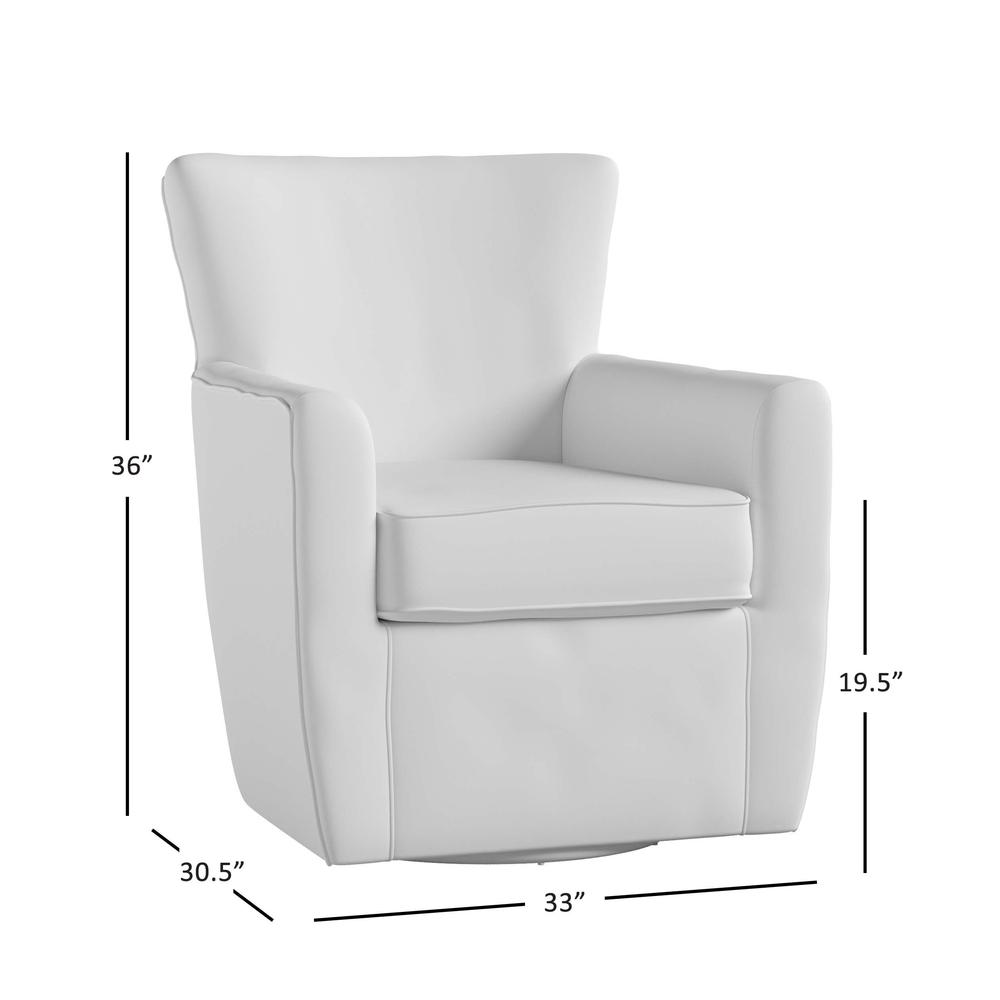 Contemporary Traditional Swivel Accent Chair. Picture 7