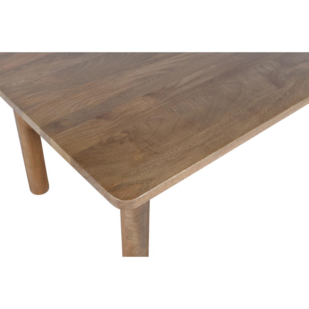 70" Rustic Solid Wood Dining Table. Picture 5