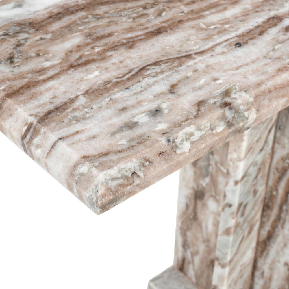 Bella Modern Luxury Solid Marble End C-Table. Picture 3
