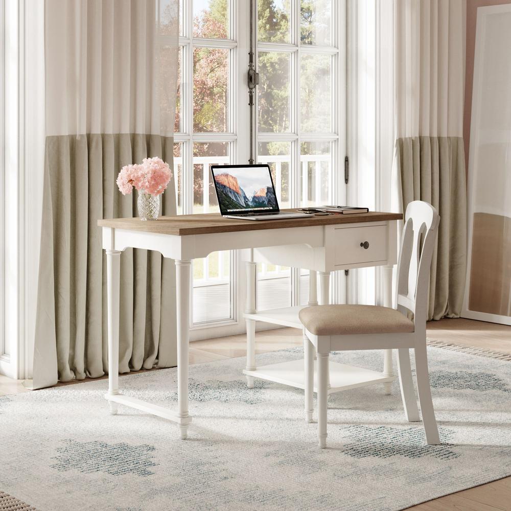 Country Farmhouse USB Charging Desk and Chair Set. Picture 13