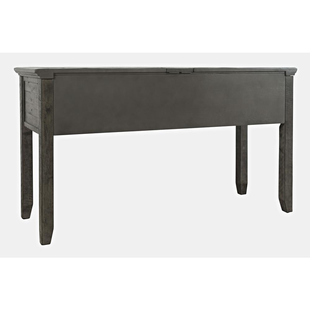 Coastal Style Distressed Acacia USB Charging Desk. Picture 5