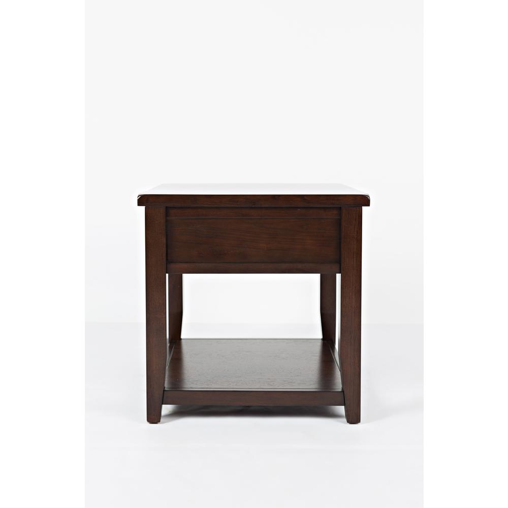 Contemporary Brown End Table. Picture 5