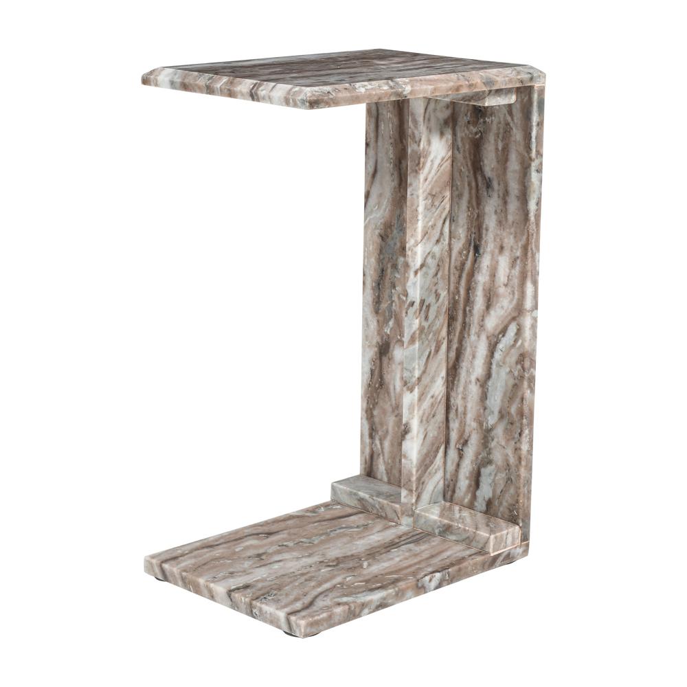 Bella Modern Luxury Solid Marble End C-Table. Picture 2