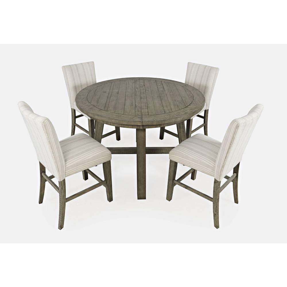 Contemporary Rustic Farmhouse Five Piece Counter Height Dining Table Set. Picture 2