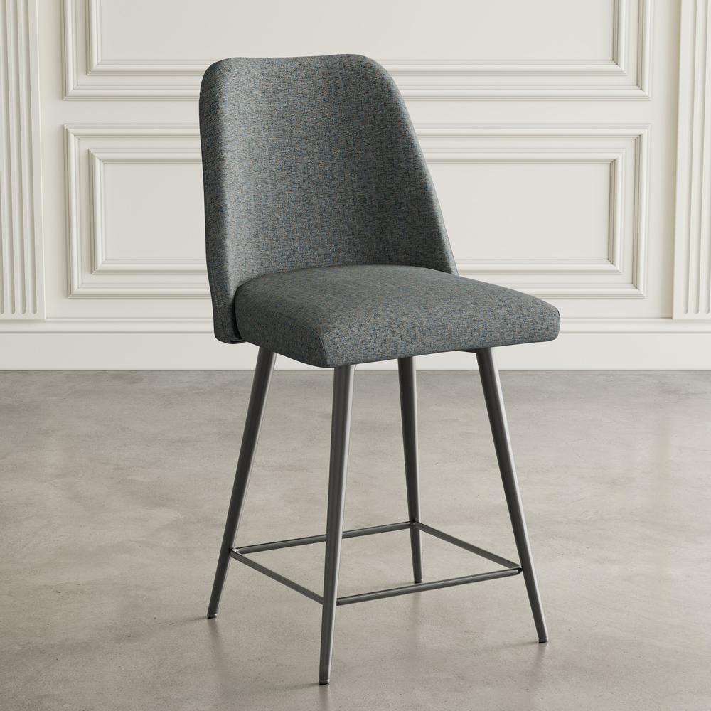 Macey Contemporary Modern Upholstered Counter Barstool (Set of 2). Picture 9