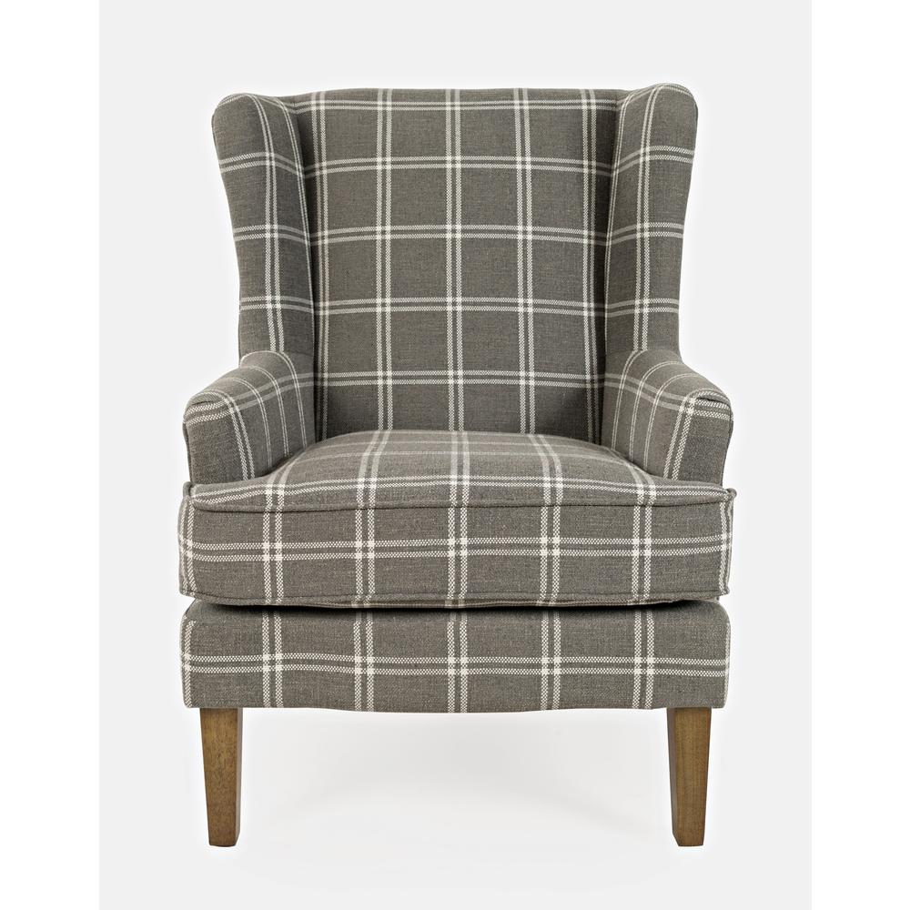 Traditional Upholstered Wingback Accent Chair. Picture 9