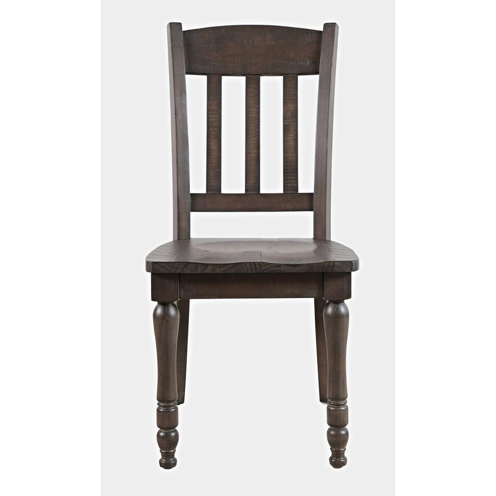 Rustic Reclaimed Pine Farmhouse Slatback Dining Chair (Set of 2). Picture 1