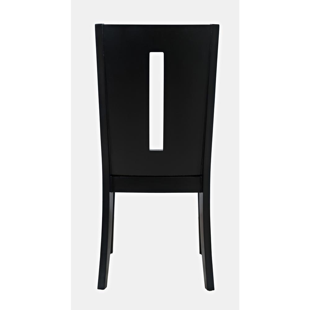 Contemporary Slotback Upholstered Dining Chair (Set of 2). Picture 4