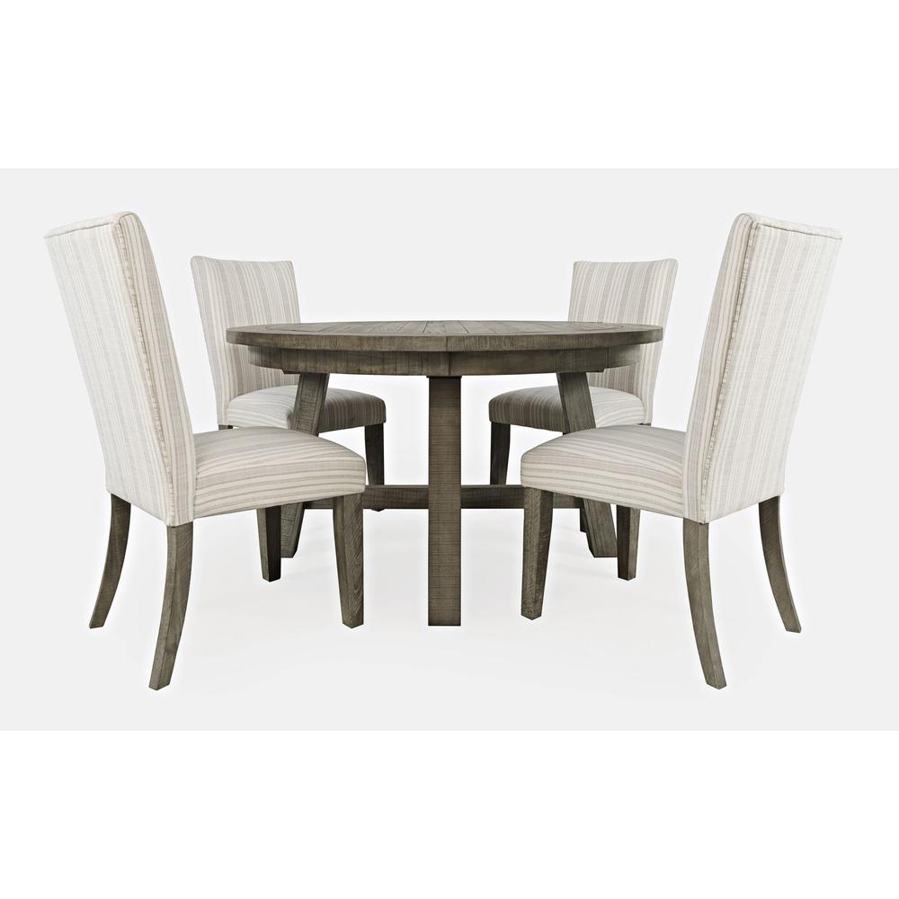 Contemporary Rustic Farmhouse Five Piece Dining Table Set. Picture 1