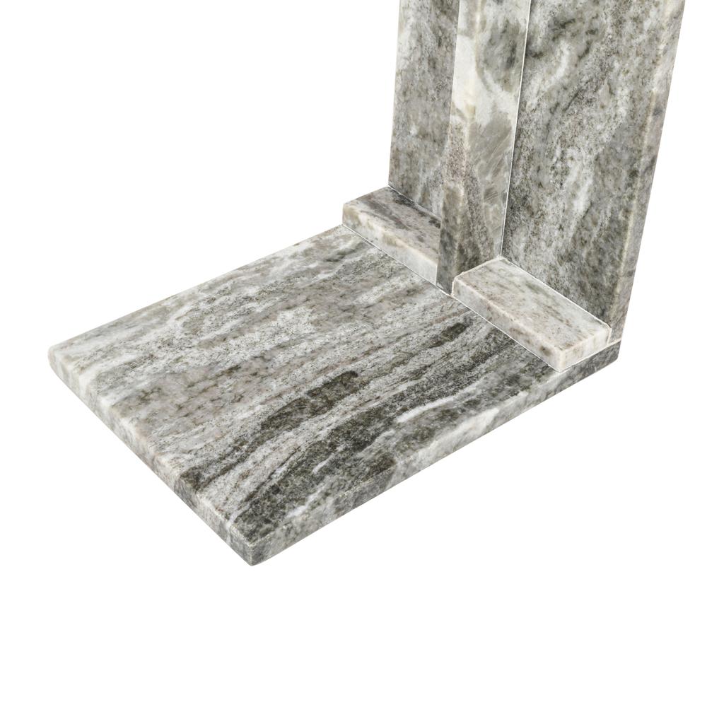 Bella Modern Luxury Solid Marble End C-Table. Picture 4