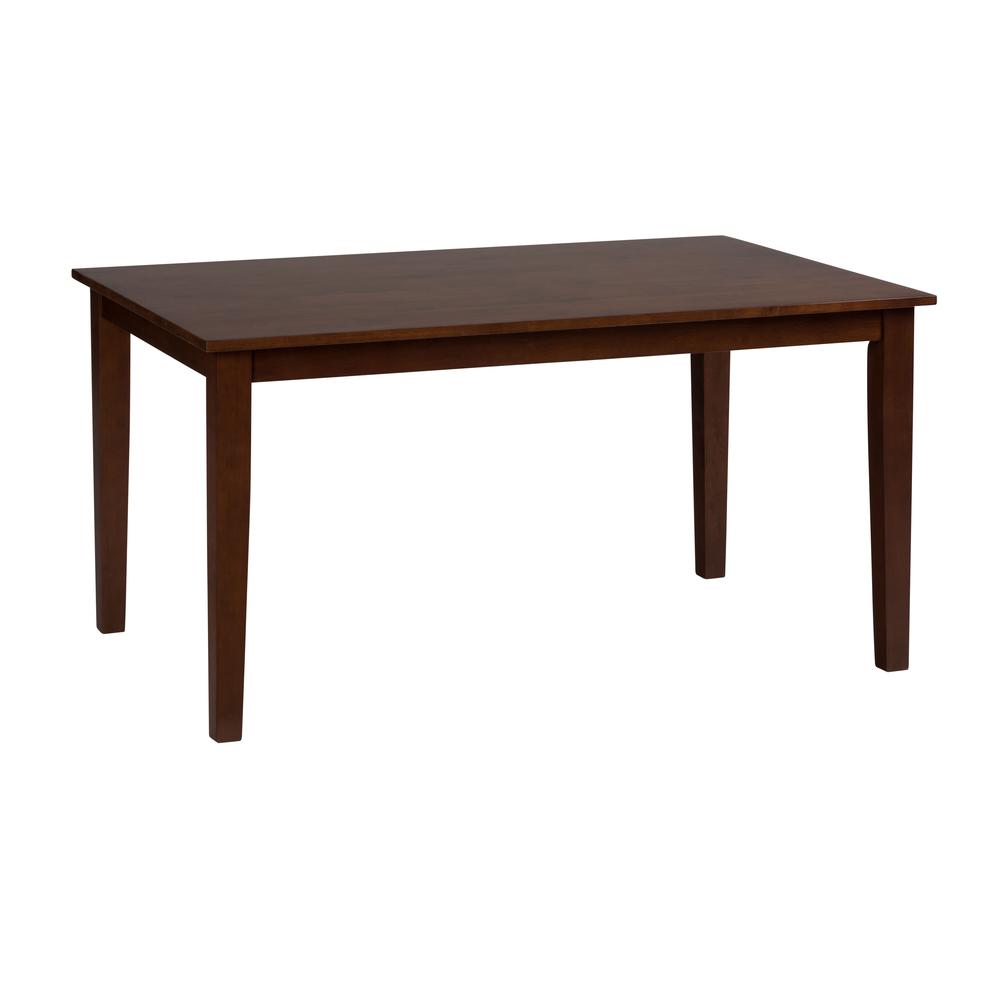 Solid Wood Classic 60" Rectangle Dining Table. Picture 2