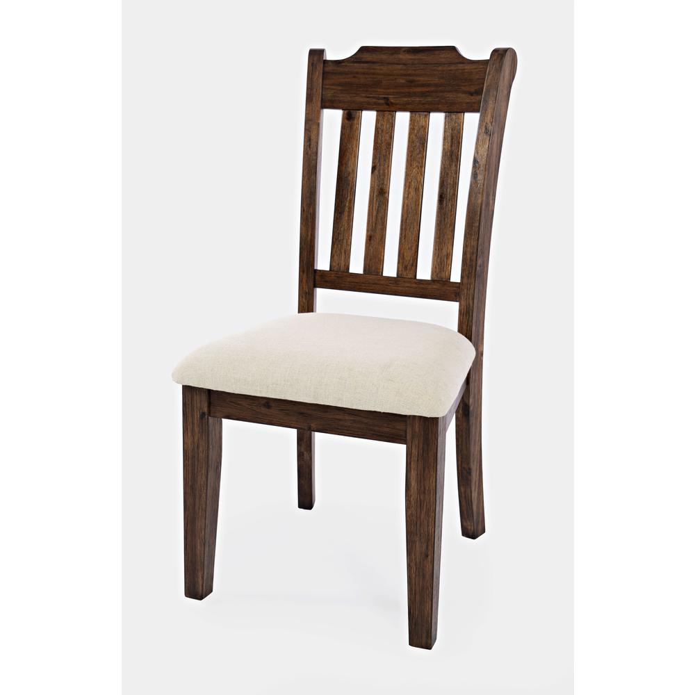 Mission Style  Slatback Solid Acacia Dining Chair (Set of 2). Picture 2