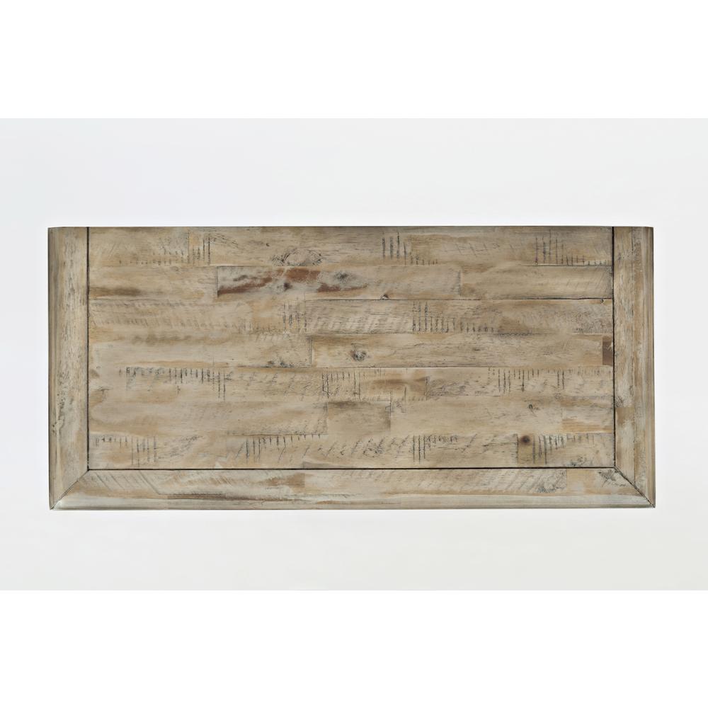 32" Coastal Distressed Acacia Two-Door Accent Cabinet. Picture 4