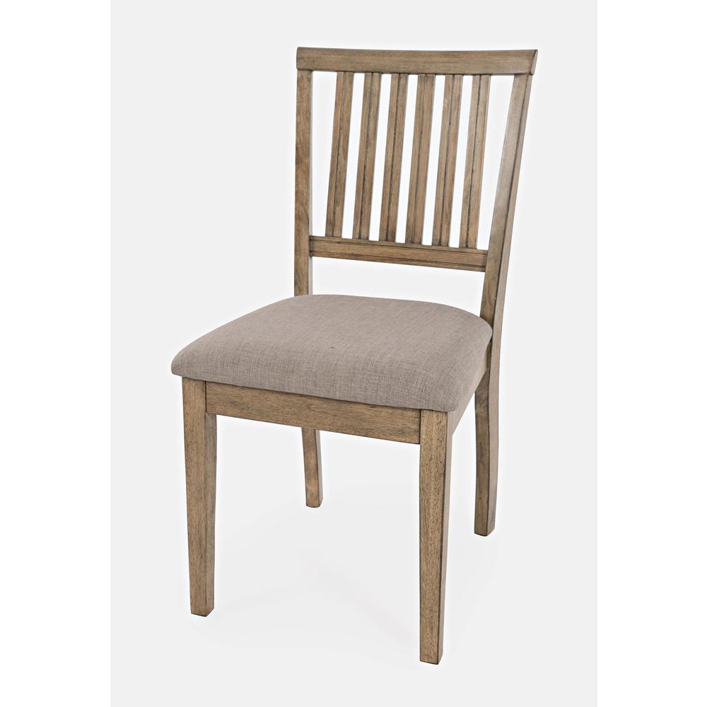 Modern Contemporary Solid Wood Upholstered Dining Chair (Set of 2). Picture 2