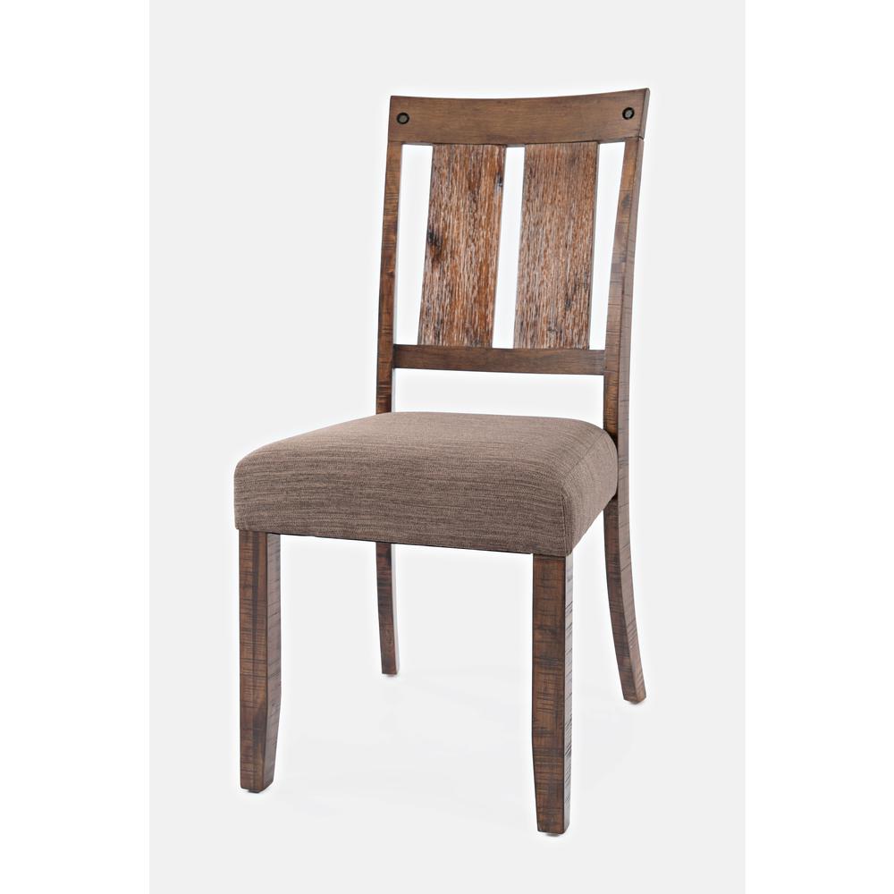 Distressed Upholstered Side Chair (Set of 2). Picture 2