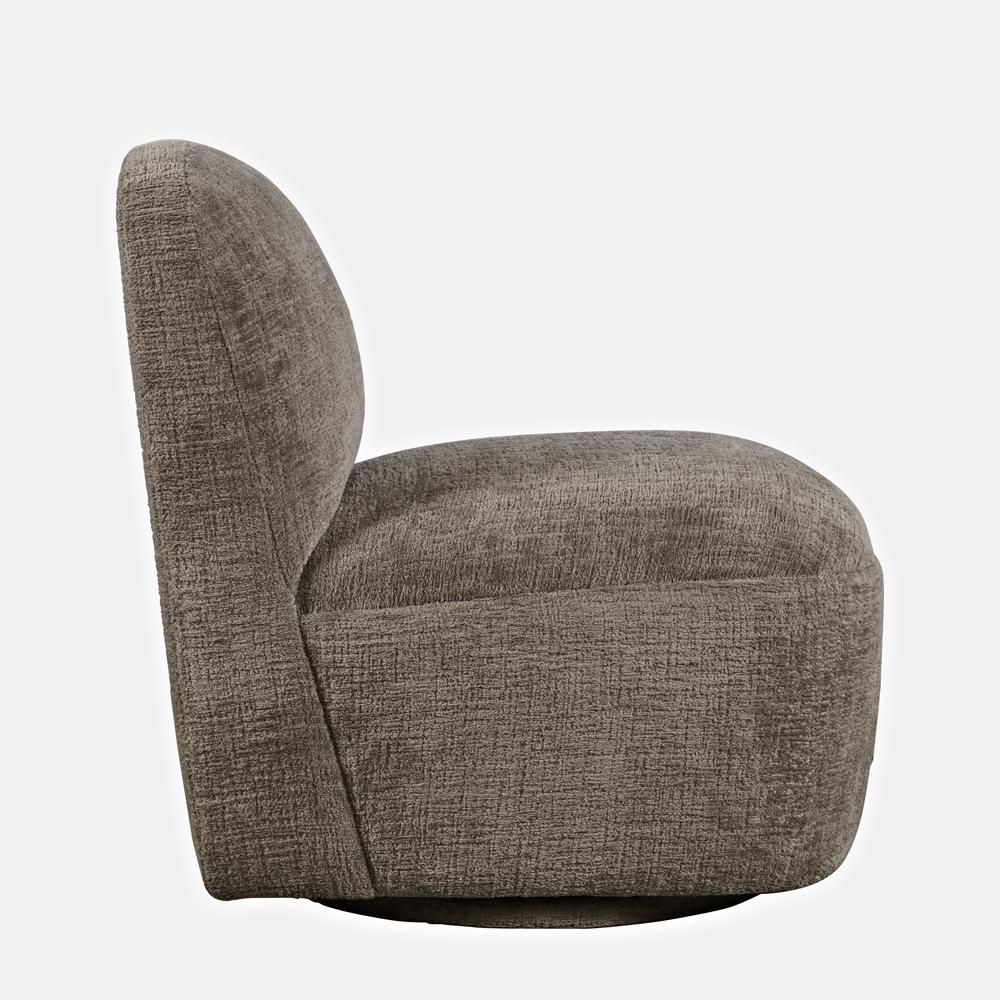 Upholstered Contemporary Casual Swivel Accent Chair. Picture 5