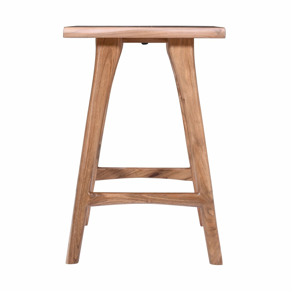 Sedona Solid Wood Rustic Backless Counter Barstool - Set of 2. Picture 1