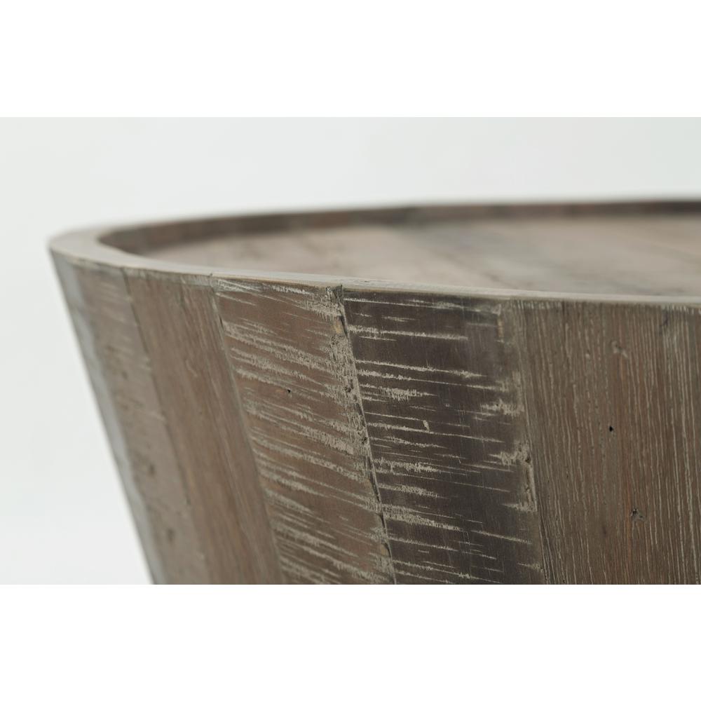 Modern Distressed Solid Acacia Coffee Table. Picture 4