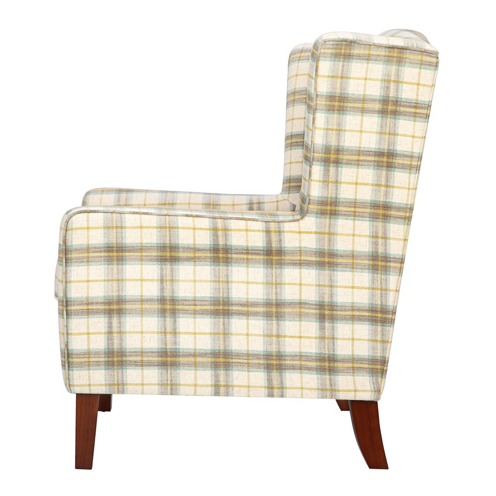 Traditional Classic Wingback Upholstered Accent Chair. Picture 5